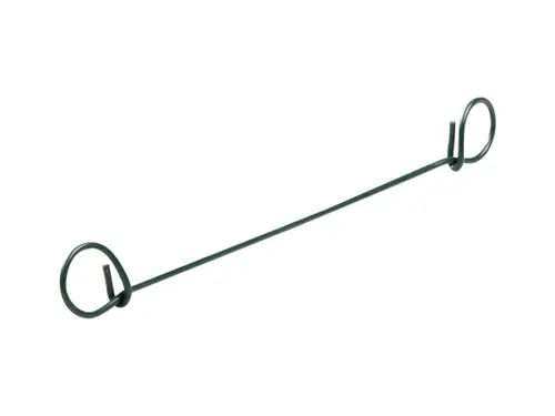 Draht mit zwei Ösen an den Enden, geeignet für die Anwendung in Verbindung mit TECE-Produkten, beispielsweise zum Fixieren von Matten.